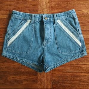 Free People Jean shorts